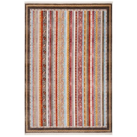 Safavieh 9 ft. x 11 ft. 7 in. Bokhara Collection Global Rectangle Power Loomed Rug Brown & Yellow BOK137T-9